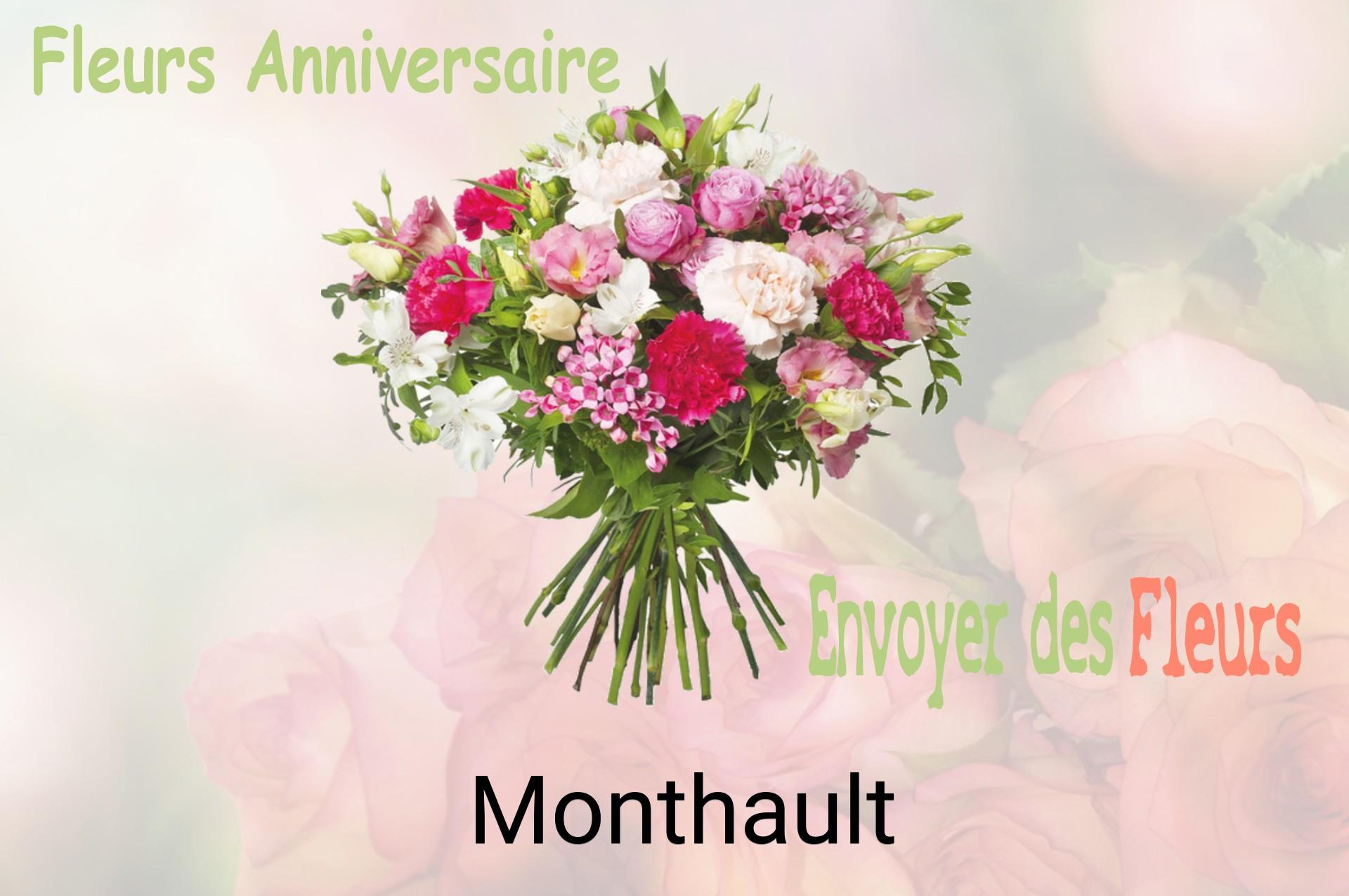 Bouquet de fleurs d’anniversaire livré à Monthault
